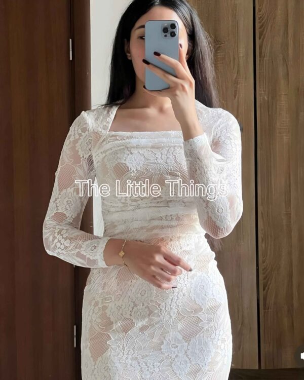 Lace Bodycon Dress - Image 2